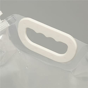 Sac d'eau pliable durable de 3 L en plastique transparent pour le stockage d'eau minérale et de bière – Contenant d'eau sécurisé pour le randonnée - Product Image 4