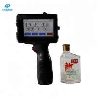 4POLETECH Nouvelle imprimante portable TIJ à jet d'encre de 12,7 mm pour logos, machine d'impression à jet d'encre manuelle pour dates