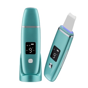 Dispositivo de Belleza de Acero Inoxidable, Exfoliante Facial Ultrasónico y Limpiador de Poros Profundos para el Cuidado Facial - Product Image 1