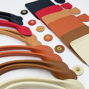 Cá nhân PU da xử lý Tote Túi xử lý handmade DIY Crochet Phụ kiện túi phụ kiện phụ kiện túi - Product Image 6