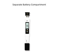 pH-mètre portable haute précision, précision 0,01, testeur d'acidité numérique avec rétroéclairage LED pour l'analyse des aquariums