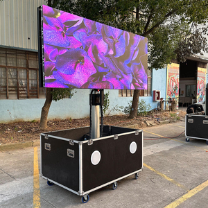 Portable Folding P4 LED Digital Signage Cabinet With Flight Case SDK Safety Lock Shockproof Pad For Indoor Commercial Use - Product Image 5