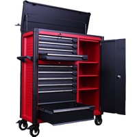 Chariot à outils en acier à 8 tiroirs robuste pour atelier de réparation automobile, capacité de charge de 300 kg, personnalisable, OBM/OEM, avec serrure