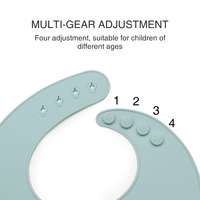 Bavoirs pour bébé en silicone de qualité alimentaire, imperméables, personnalisés, vente en gros