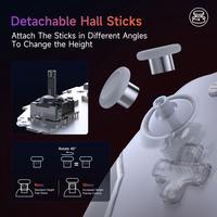 Manette de jeu sans fil EasySMX X20 avec éclairage RGB et quatre boutons macro pour PC, iOS, Android, Switch