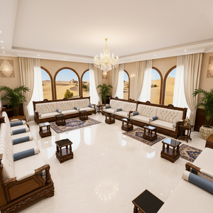 Mobilier de Majlis Arabe Moderne |     Personnalisation Possible |    Livraison gratuite dans le monde entier - Product Image 3