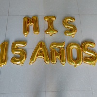 Baby Shower Garçons Filles Vacances Décoration Feuille Lettre Bruant Bannière Ballons Espagnol Mi Bautizo Fête D'anniversaire Globos Ballons