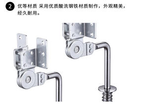 Suministro Directo de Fábrica, Ajustador de <span class=keywords><strong>Doble</strong></span> <span class=keywords><strong>Ala</strong></span> para Sofá, Herrajes de Elevación, <span class=keywords><strong>Bisagra</strong></span> de Reposacabezas de Metal para Uso en Cocina - Product Image 2