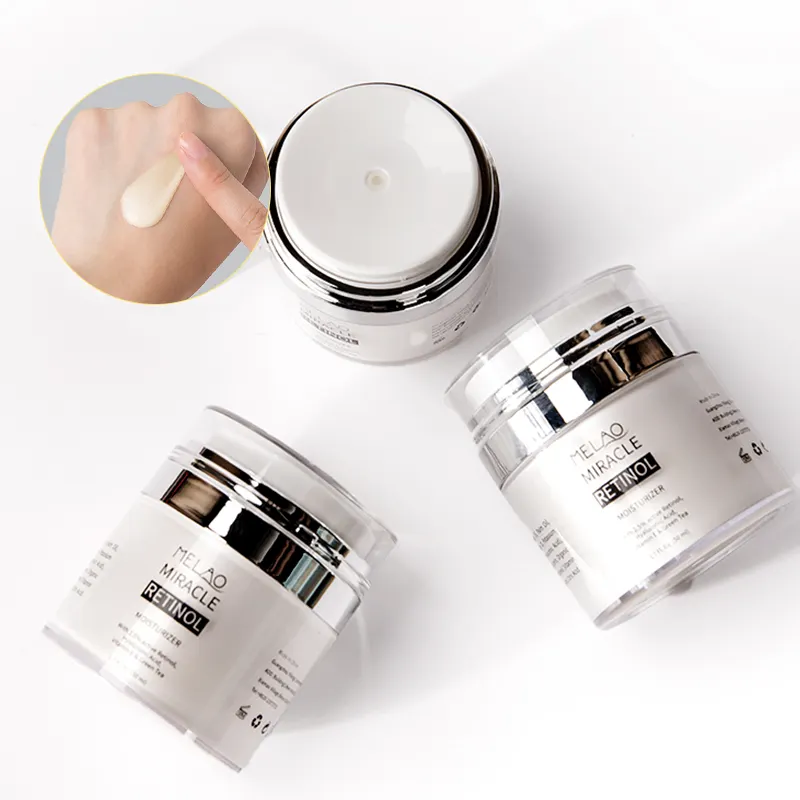 Cosmetica Natuurlijke Retinol Crème Fabriek Leverancier Retinol Gezicht Crème Hydraterende Verstevigende Retinol Dag En Nacht