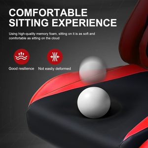 Chaise de course pour joueur PC style basique personnalisable vente en gros siège de jeu d'ordinateur en cuir inclinable à bas prix pour le bureau - Product Image 4