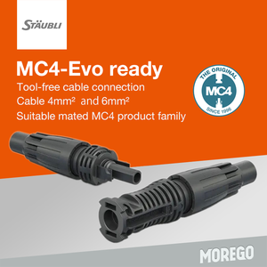 Staubli Nữ Và Nam Cáp Coupler MC4-Evo Sẵn Sàng PV Kết Nối 1500V 30A Công Cụ Miễn Phí Cáp Kết Nối Cho Cáp Điện 4Mm 6mm2 - Product Image 2