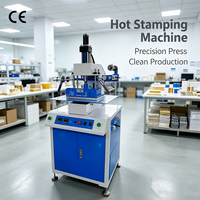 Máquina de Estampagem a Quente Automática Pneumática para Folha Dourada e Gravação Manual, Novidade, Máquina de Prensa Térmica para PVC, Couro e Ferro