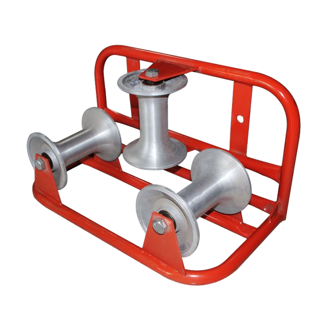 Corner Three-wheel Aluminum Cable Roller