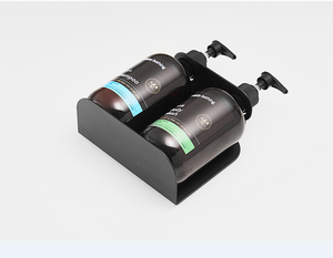 Двойной диспенсер для мыла, хранилище для кронштейн матовый черный дозатор для жидкого мыла настенный держатель кронштейн - Product Image 4