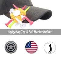 Clip de chapeau de marqueur de balle de golf de haute qualité avec support magnétique et de t-shirts de golf avec t-shirt 1 pièce