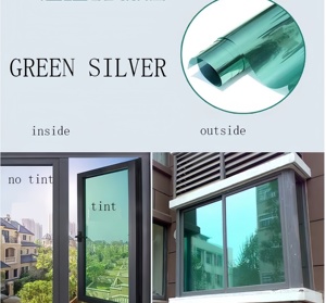 Reiezione UV isolamento termico edificio casa finestra di vetro solare Tinting pellicola visione unidireta pellicola decorativa per finestre - Product Image 4