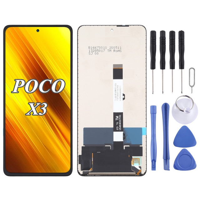 2024 Factory Price Original LCD Screen and Digitizer Full Assembly for Xiaomi Poco X3 / Poco X3 NFC / MZB07Z0IN