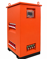 Caja de Distribución de Energía Móvil 630A, Caja de Distribución Eléctrica Impermeable IP65 para Obras de Construcción