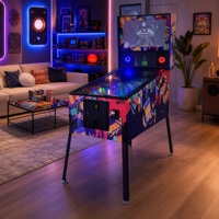 Machine de jeu de flipper électronique virtuelle commerciale, machine de flipper numérique multi-jeux pour les lieux de divertissement