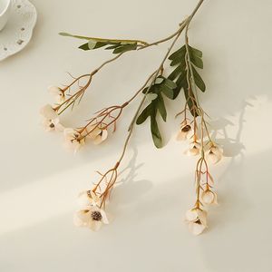 Precio de fábrica al por mayor Artificial Real Touch Wintersweet <span class=keywords><strong>Chimonanthus</strong></span> Fragrans para fiesta Hotel Decoración de mesa de boda - Product Image 6