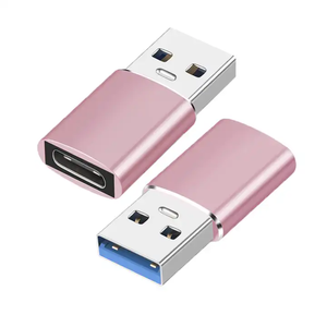 Adaptador OTG 2025, Convertidor Metálico USB 3.1C Hembra a USB 3.0 Macho, Carga Rápida, Sincronización de Datos, 60W de Potencia para Laptop - Product Image 1