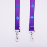Porte-carte d'identité personnalisé en nylon/polyester avec impression par sublimation écologique, cordon promotionnel, logo personnalisé, couleurs Pantone, accessoires personnalisés