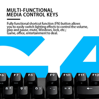 Teclado Mecánico para Juegos Logitech G412 TKL SE con Cable, 87/104 Teclas, Interruptor Táctil T, Retroiluminación LED Blanca, Aluminio 5052 para Esports