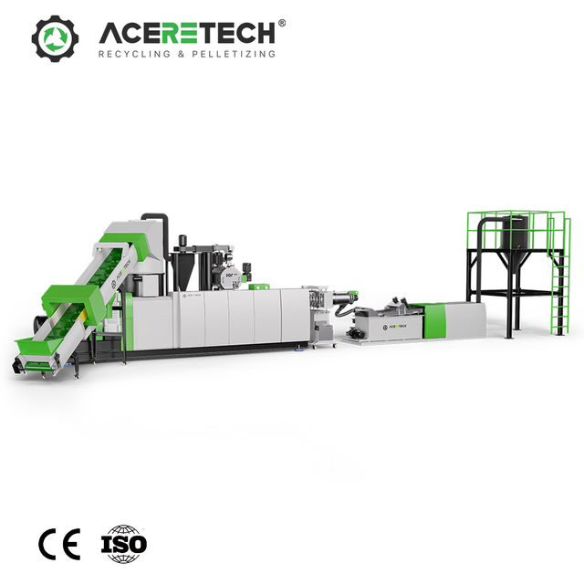 Fully Automatic 1000kg/h Waste Plastic ACS-PRO Pellet Making Machine EPS/XPS Foam & PC Material Pelletizing Recycling Line