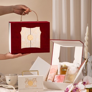 Kích thước trung bình Baroque Nhung hộp quà tặng, ánh sáng sang trọng cầm tay phong cách Châu Âu Kẹo hộp, sinh nhật engagement Quà Tặng hộp rỗng - Product Image 5