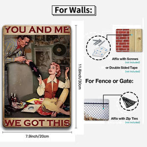 Panneau en métal rétro avec motif <span class=keywords><strong>vinyle</strong></span> musical et tourne-disque, décoration murale pour studio, bar, cave des hommes et les amateurs de musique - Product Image 3