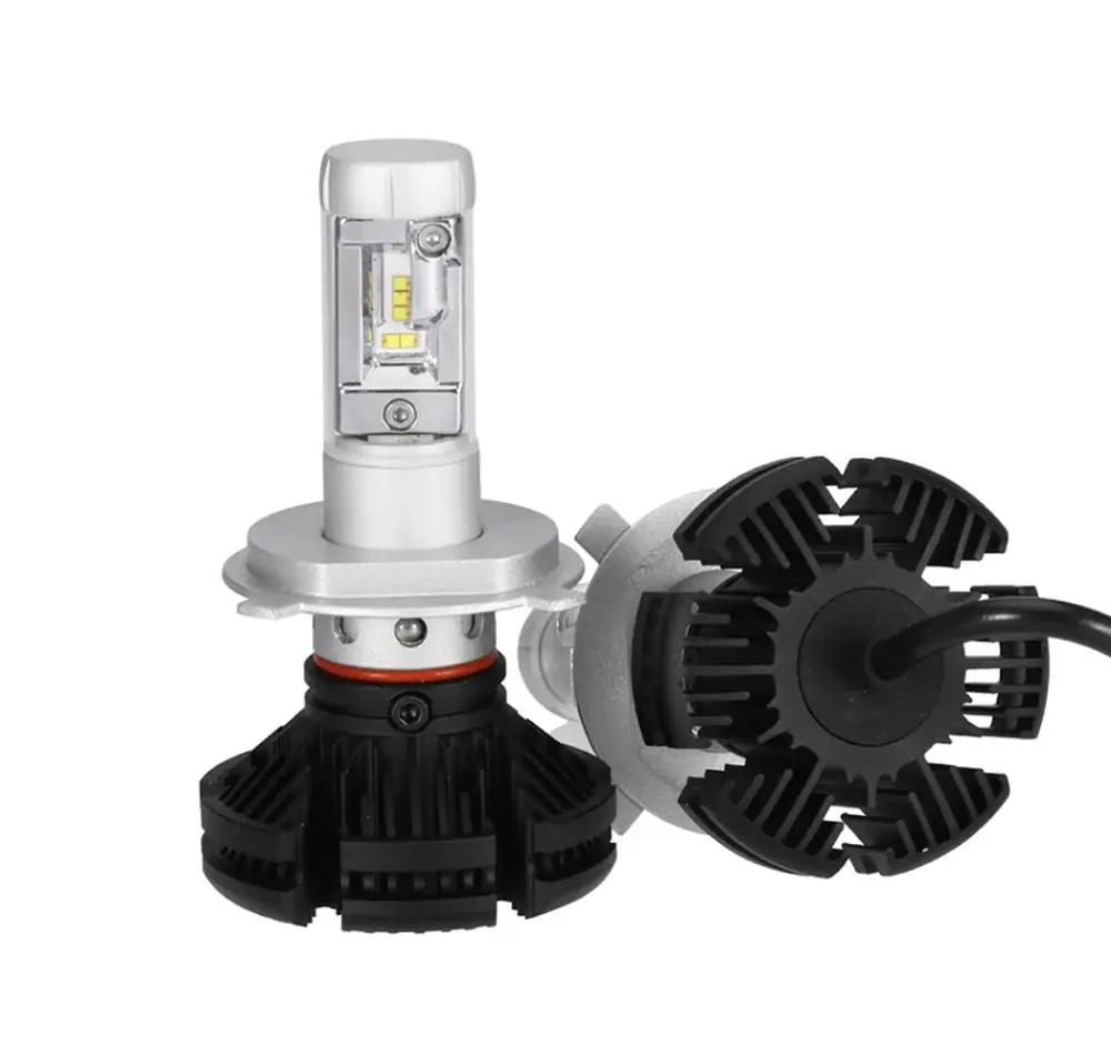 JHS di alta qualità X3 ZES led Super bright X3 led lampadina del faro fari a led senza ventola h4 h7 h11 luce Mobile per luce auto