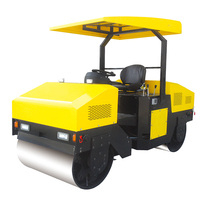 Machine de terrassement, rouleau à pneus en caoutchouc de 1,5 tonne, compacteur hydraulique