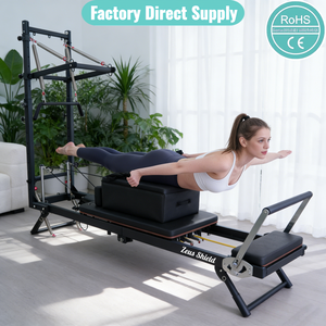 Máquina de Pilates Reformer Ajustable Directa de Fábrica, Cama de Pilates Core Semi-Elevada con Torre - Product Image 1