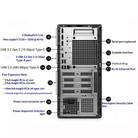 Nieuwe Dell Pro Tower Plus QBT1250 desktopcomputer voor zakelijk gebruik, Ultra7-265, 8GB/16GB DDR5 RAM, RTX4060-8GB, SSD-opslag