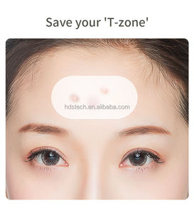 大きなサイズの鼻とチンにきびパッチ見えない通気性のある三日月形Tゾーンサリチル酸にきびパッチ - Product Image 5