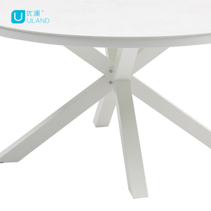 Bộ bàn ăn hiện đại Uland, khung toàn bộ bằng nhôm, bàn ăn ngoài trời, bàn ăn tròn - Product Image 6