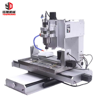 Machine de fraisage CNC miniature à 5 axes ATC pour le travail du bois, routeur rotatif