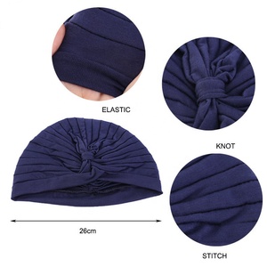 Bonnet à volants pour femmes musulmanes, écharpe pour dormir, Turban de tête, accessoires contre la <span class=keywords><strong>perte</strong></span> de <span class=keywords><strong>cheveux</strong></span>, vente en gros, - Product Image 5