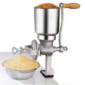 Hand Operated Cast Iron Grain Mill Coffee Corn Grinder