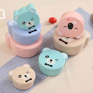 4Pc Bear <b>Box</b> Baby Feeding Infants Kid <b>Lunch</b> <b>Box</b> Spill-Proof Food <b>Box</b> Tableware Baby Snack Bowl Food Container - Product Image 2