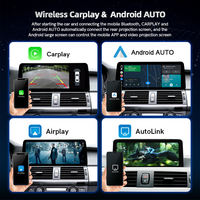 Écran multimédia sans fil Carplay Android Auto 10,25'' 12,3'' pour BMW X5 E70/X6 E71 Système Linux CCC/CIC 2008-2013