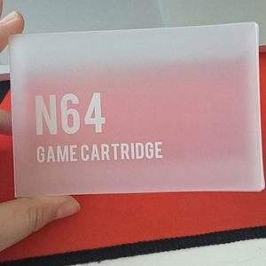 N64 Game <b>Card</b> Protective case Transparent Frosted Plastic Box Storage Box Display Box - Product Image 5