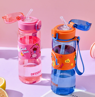 Bouteille d'eau pour enfants spécifique à l'école - Unisexe, en plastique de haute qualité avec bec verseur, idéale pour l'été