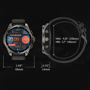 2025 deportes al aire libre Smartwatch GPS 1,43 pulgadas HD AMOLED <span class=keywords><strong>pantalla</strong></span> <span class=keywords><strong>linterna</strong></span> brújula FT66 reloj inteligente 5ATM resistente al agua - Product Image 5