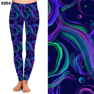 Galaxy Space <strong>Cloud</strong> <strong>Leggings</strong> Factory Direct Sale 92% Polyester 8% Spandex Super <strong>Soft</strong> High Waist Casual <strong>Leggings</strong> - Product Image 4