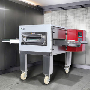 Cinta transportadora italiana Industrial para horno de <span class=keywords><strong>Pizza</strong></span>, máquina de <span class=keywords><strong>Pizza</strong></span> comercial de 380V, 12-32 pulgadas - Product Image 3