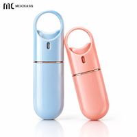 Flacon pulvérisateur à fine brume 10ml 15ml 20ml avec anneau de suspension intégré, portable pour l'emballage et la distribution de liquides cosmétiques