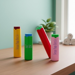 Envase Cosmético Recargable de 25ml 30ml, Botella de Plástico con Bomba y Sello, para Lociones y Cremas Frescas, Impresión Serigráfica PP - Product Image 2