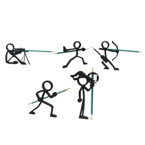 Portaplumas 3D con Forma de Atleta en Miniatura, Artesanía, Adornos de Escritorio, Regalos, Juguetes Creativos de Simulación - Product Image 1