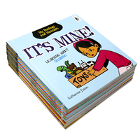 Ensemble personnalisé de livres en carton pour enfants, couverture rigide, impression de livres en carton